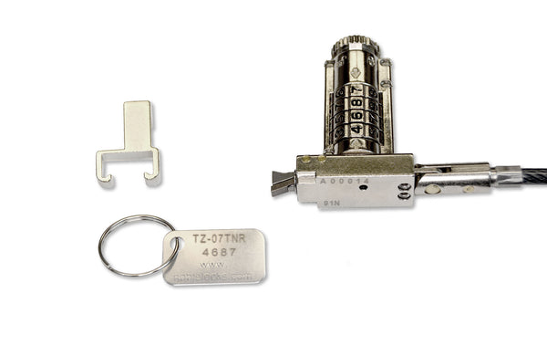 TZ07TNR Compact Combination Wedge Lock Non Resettable