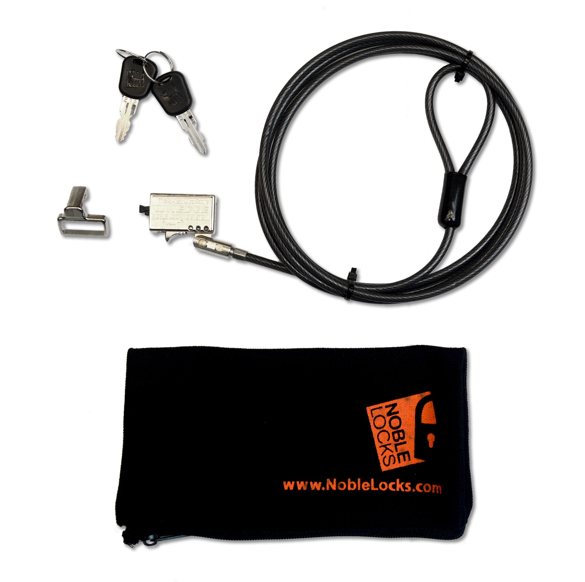 New Anti Thief Security Cable Wedge Laptop Lock With Key For Dell
