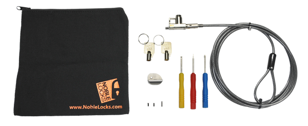 TZ33 Noble Wedge Bracket Kit for Dell Latitude 3301 with Barrel Key Lock